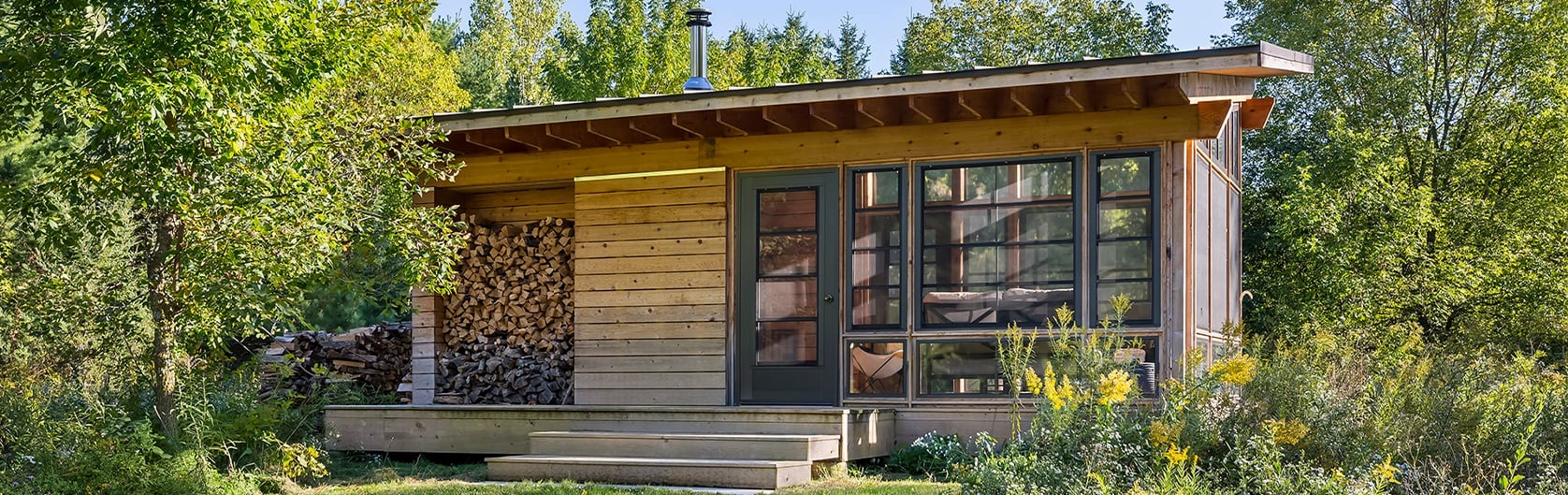 Outdoor, Wood-Burning Sauna