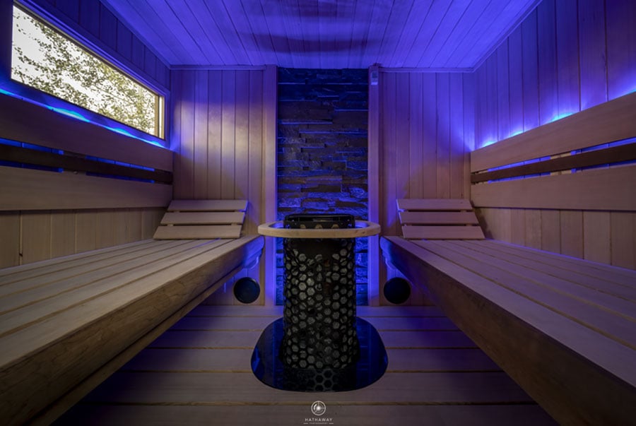 backyard escape- custom outdoor sauna