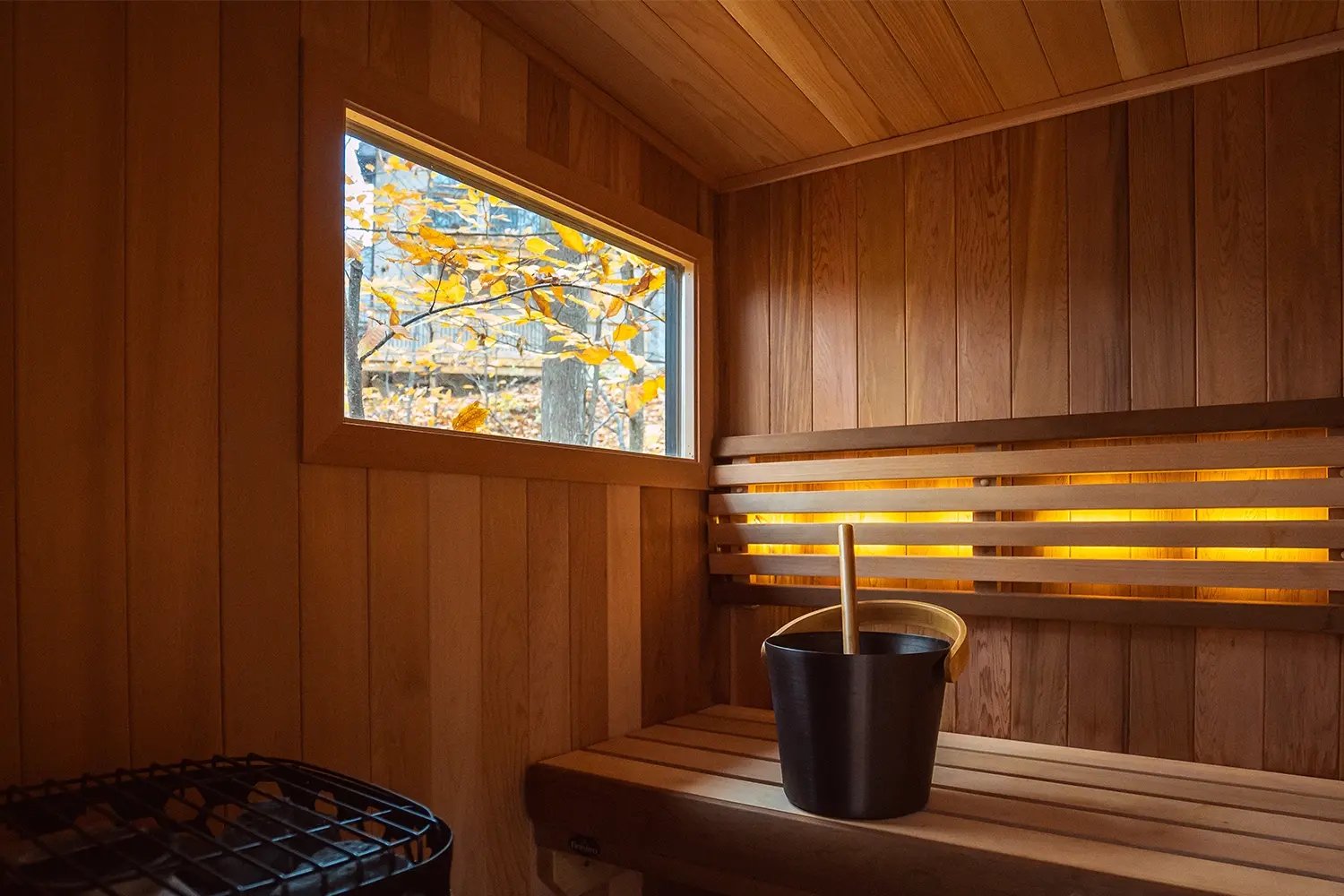 Sauna window details